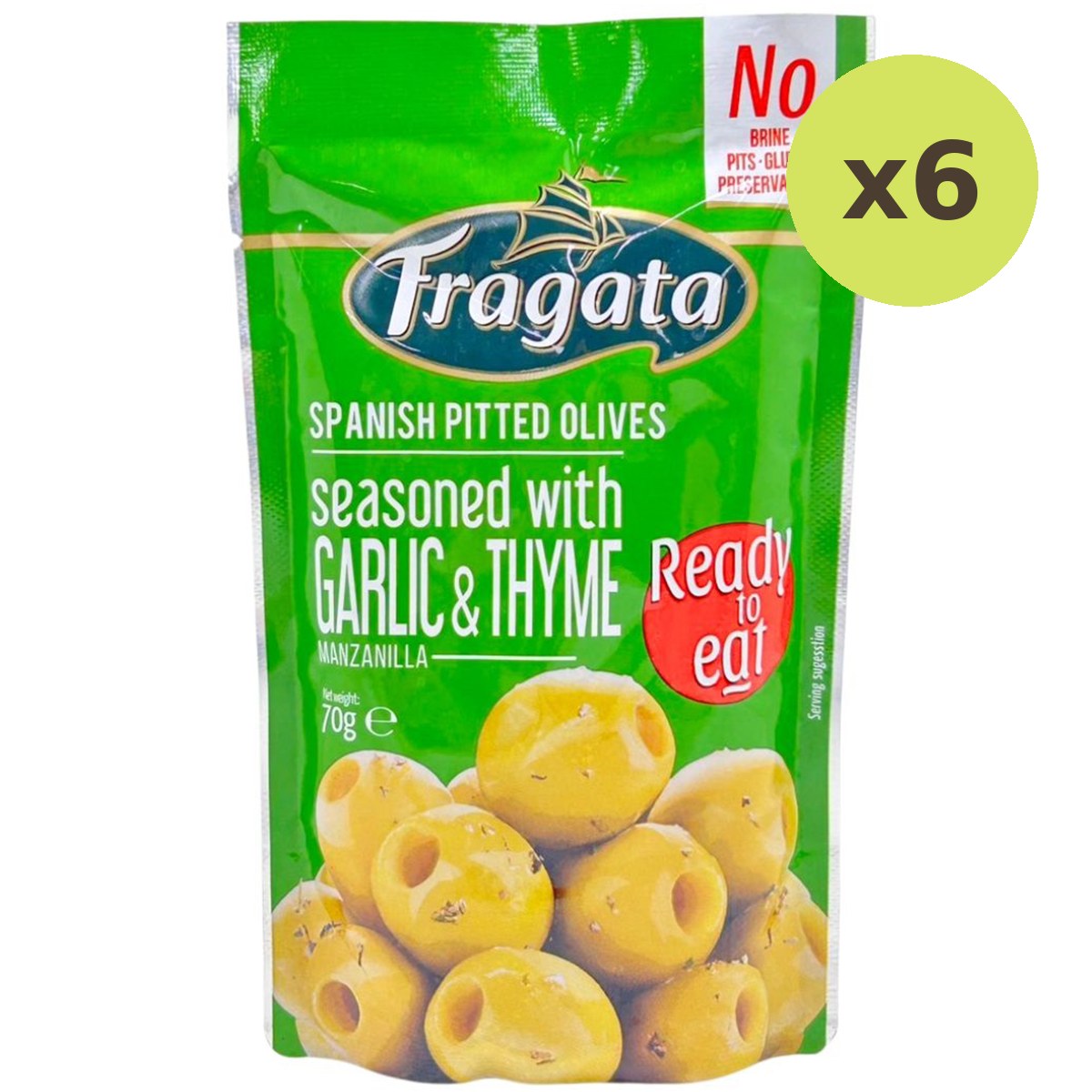 Fragata Pitted Olives Garlic Thyme - image 4