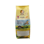 Baboo Whole Wheat Flour with Multigrain in a grocery package, showcasing the product label and multigrain ingredients.