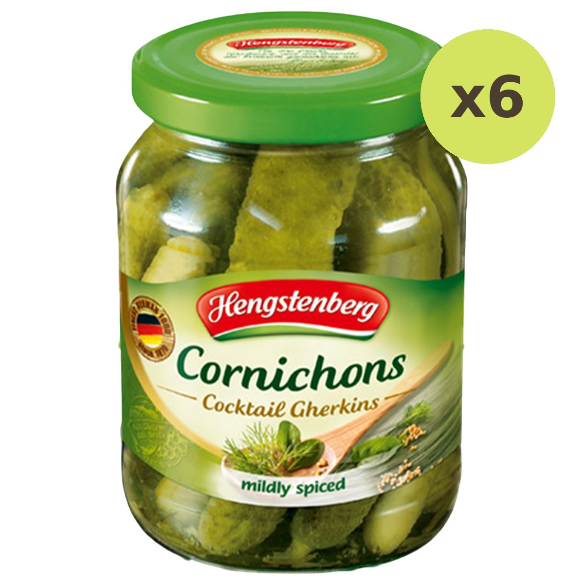 Hengstenberg Cornichons Cocktail Gherkin - image 2