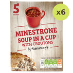 Sainsbury's Minestrone Soup In A Cup With Croutons - image 5