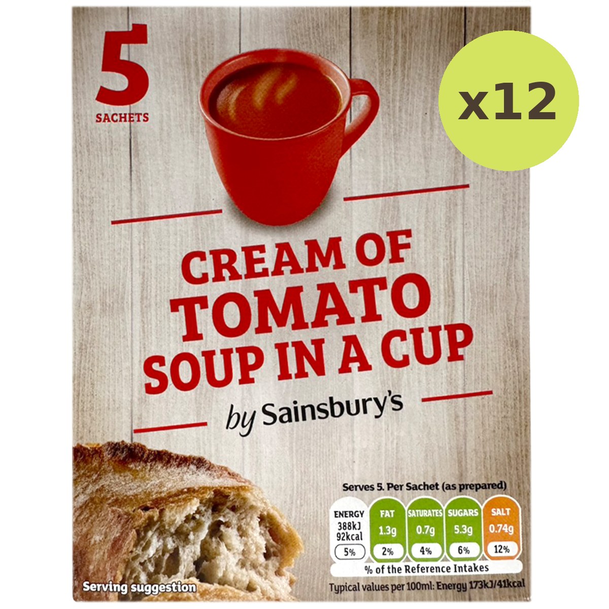 Sainsbury's Cream Of Tomato Soup In A Cup - image 6