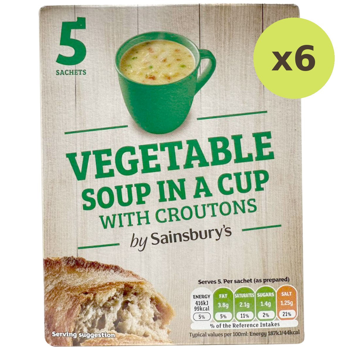 Sainsbury's Vegetable Soup In A Cup With Croutons - image 5