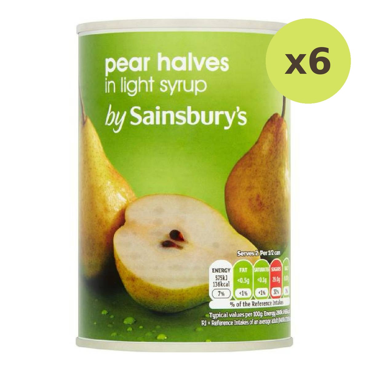 Sainsbury's Pear Halves In Light Syrup - image 5