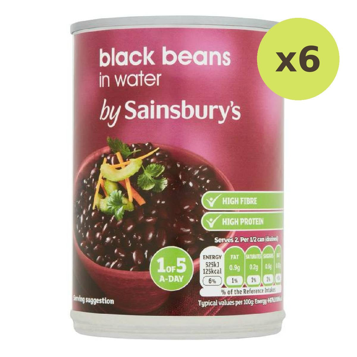 Sainsbury's Black Beans In Water - image 5