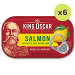 King Oscar Salmon In Olive Oil Lemon - image 5