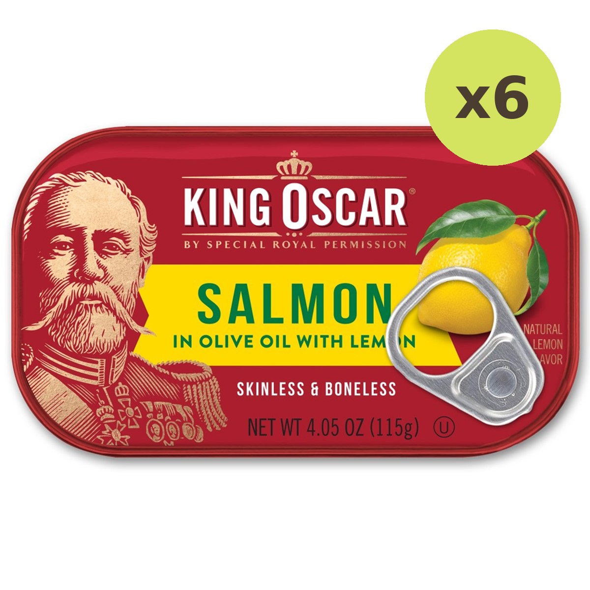 King Oscar Salmon In Olive Oil Lemon - image 5