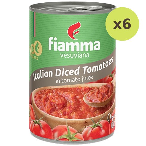 Fiamma Vesuviana Organic Tomatoes Diced in Organic Tomato Juice - image 4