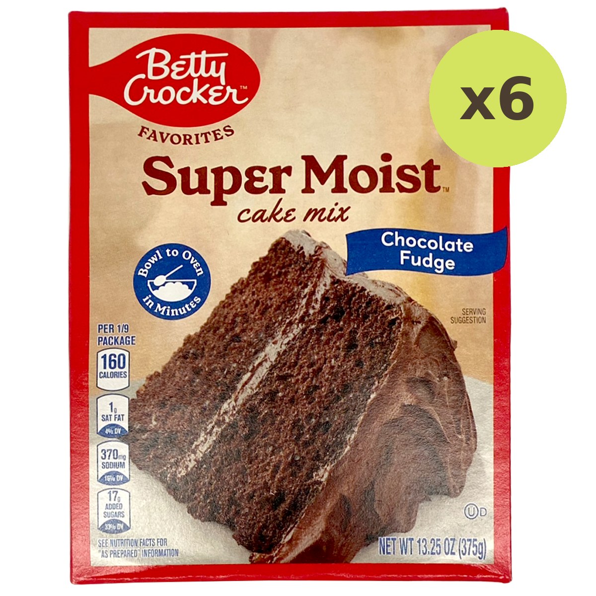 Betty Crocker Super Moist Chocolate Fudge Cake Mix - image 5