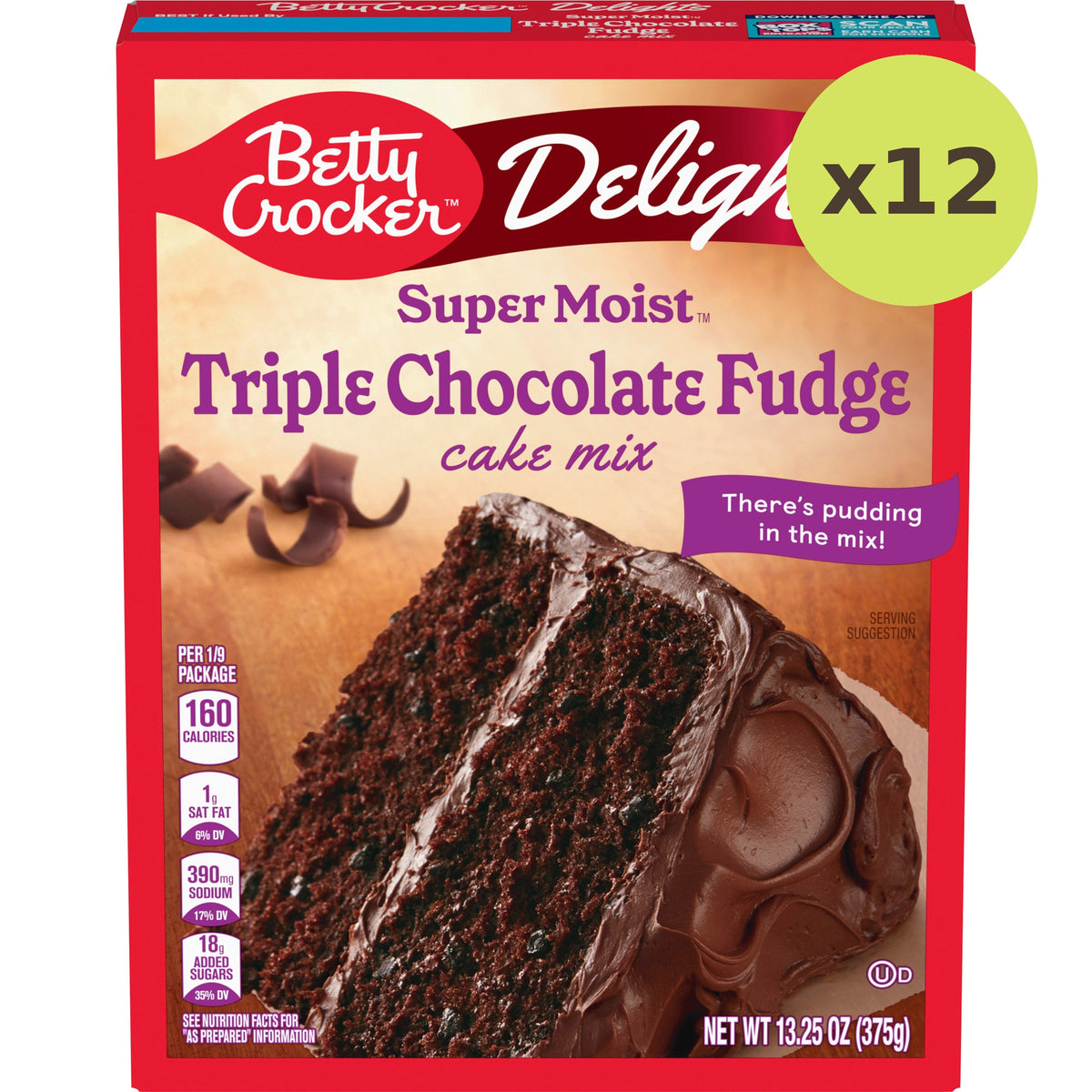 Betty Crocker Triple Chocolate Fudge Cake Mix - image 6