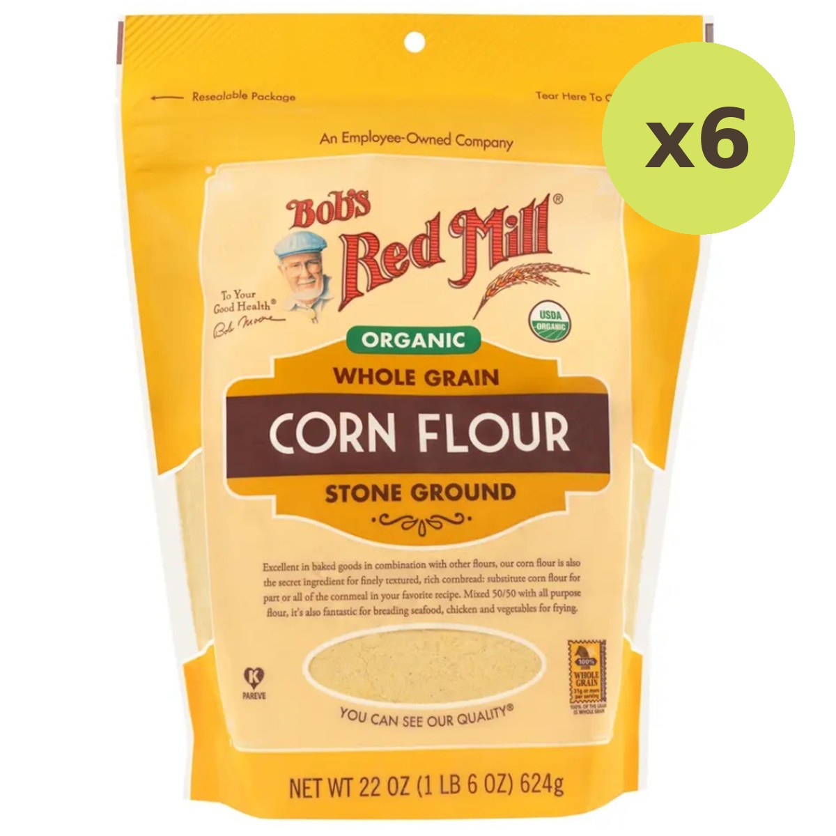 Bob's Red Mill's Organic Whole Grain Corn Flour - image 4