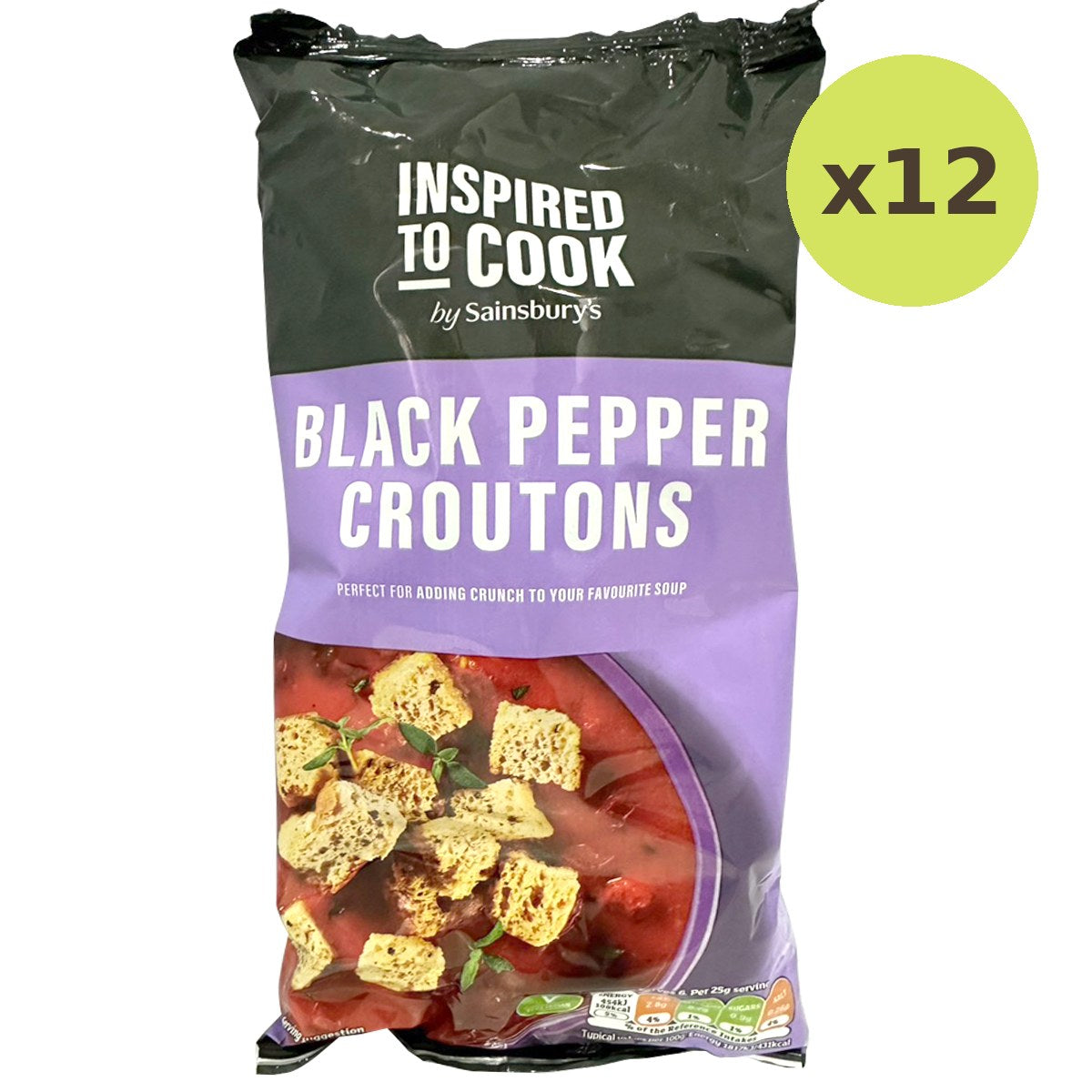 Sainsbury's Inspired To Cook, Black Pepper Salt Croutons - image 6