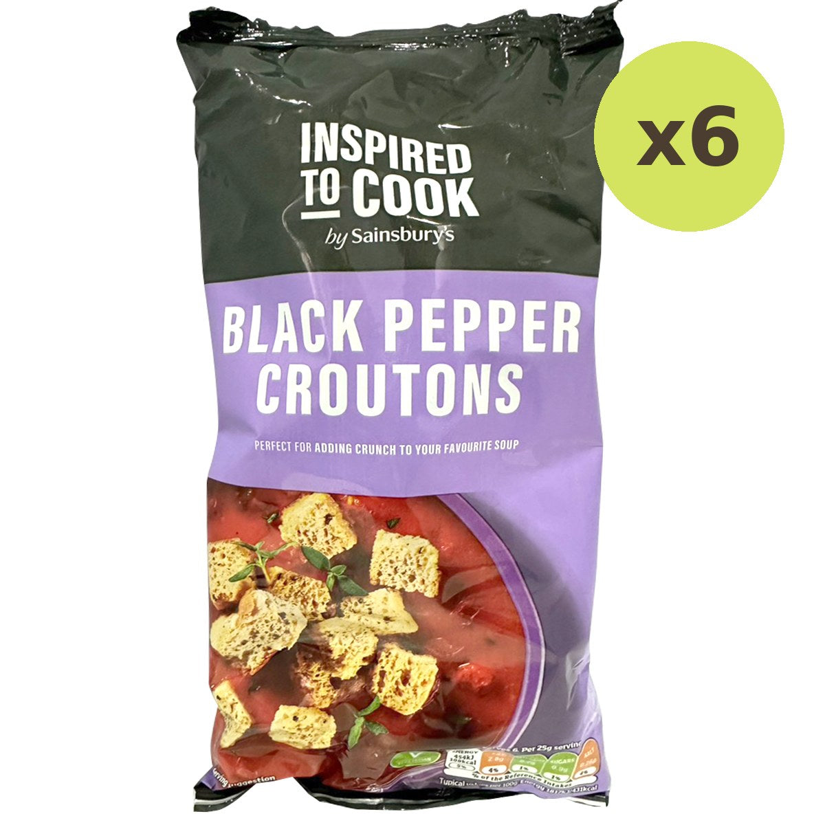 Sainsbury's Inspired To Cook, Black Pepper Salt Croutons - image 5