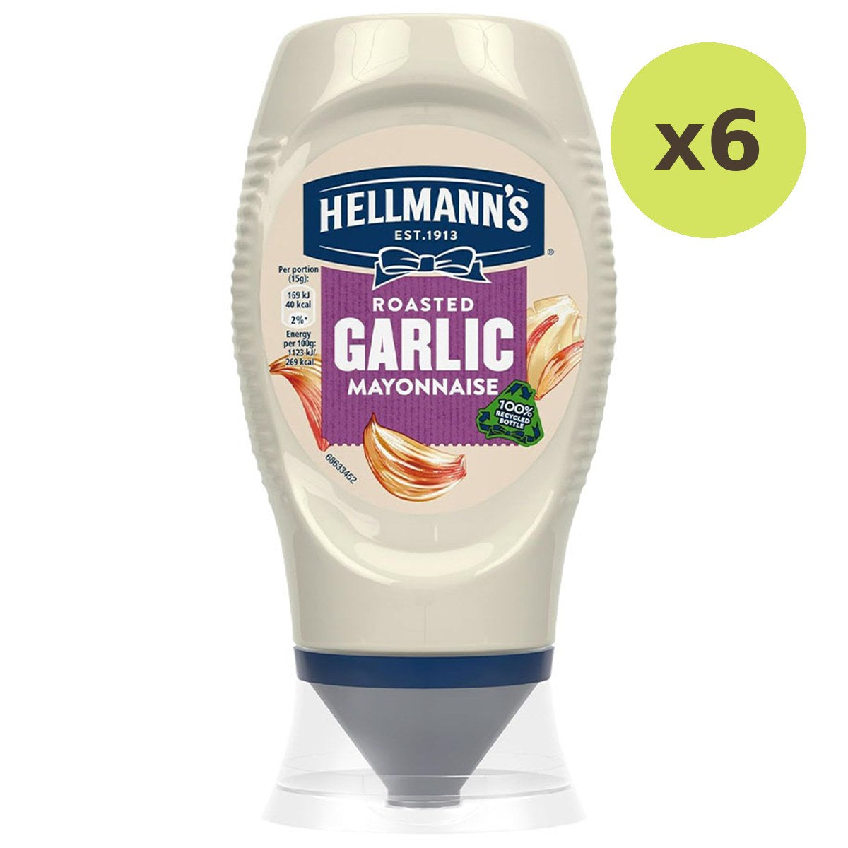 Hellmanns Mayonnaise With Garlic Squeezy - image 4