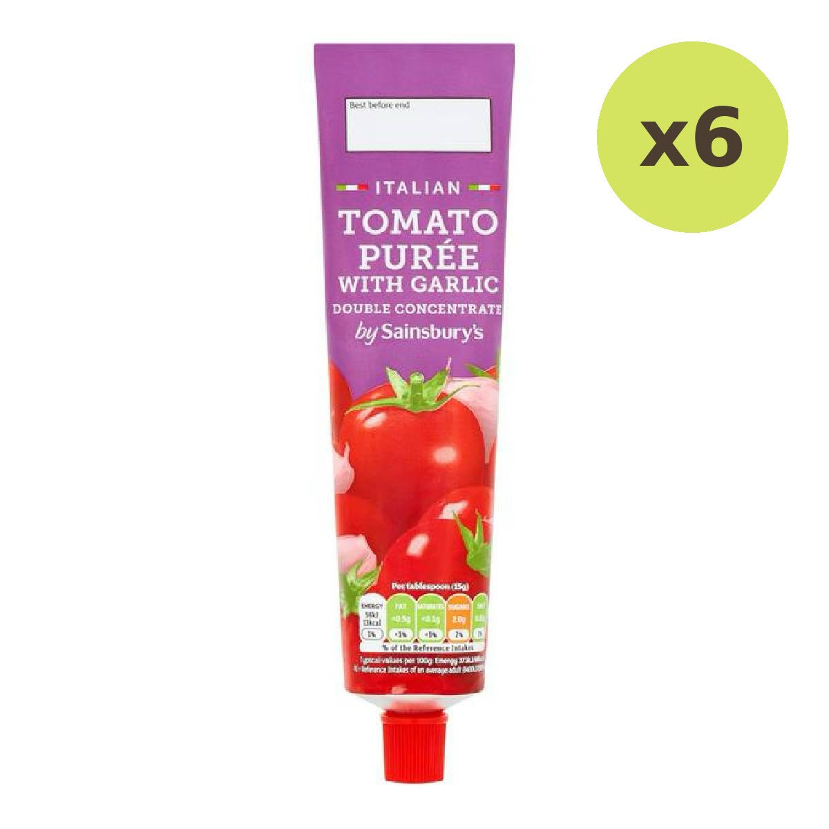 Sainsbury's Tomato Puree With Garlic - image 5