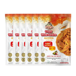 Chaolay Crispy White Sardine snack packaging featuring six 100g boxes of savory fish snack from CHAOLAY.