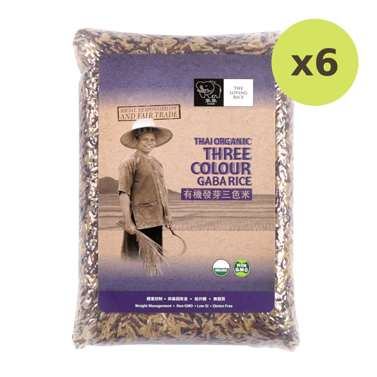 Chang Thai Organic Three Colour Gaba Rice - image 2