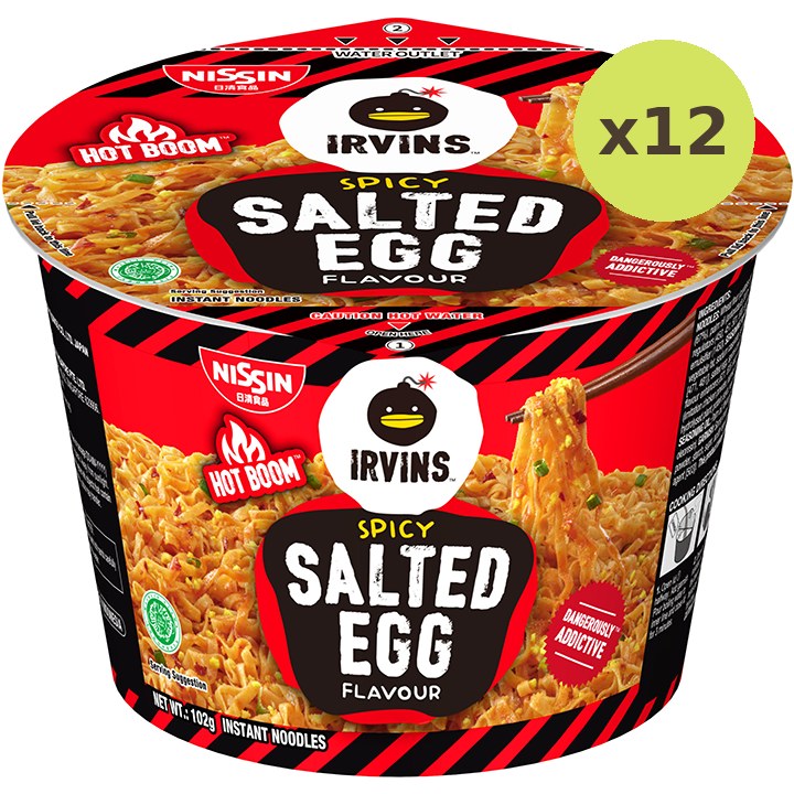 Nissin Irvin Spicy Salted Egg Flavors - image 3