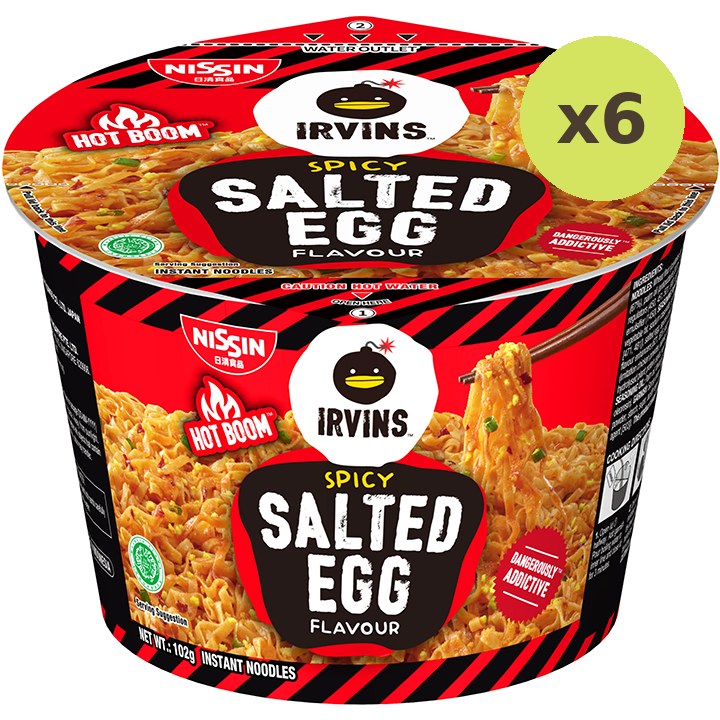 Nissin Irvin Spicy Salted Egg Flavors - image 2