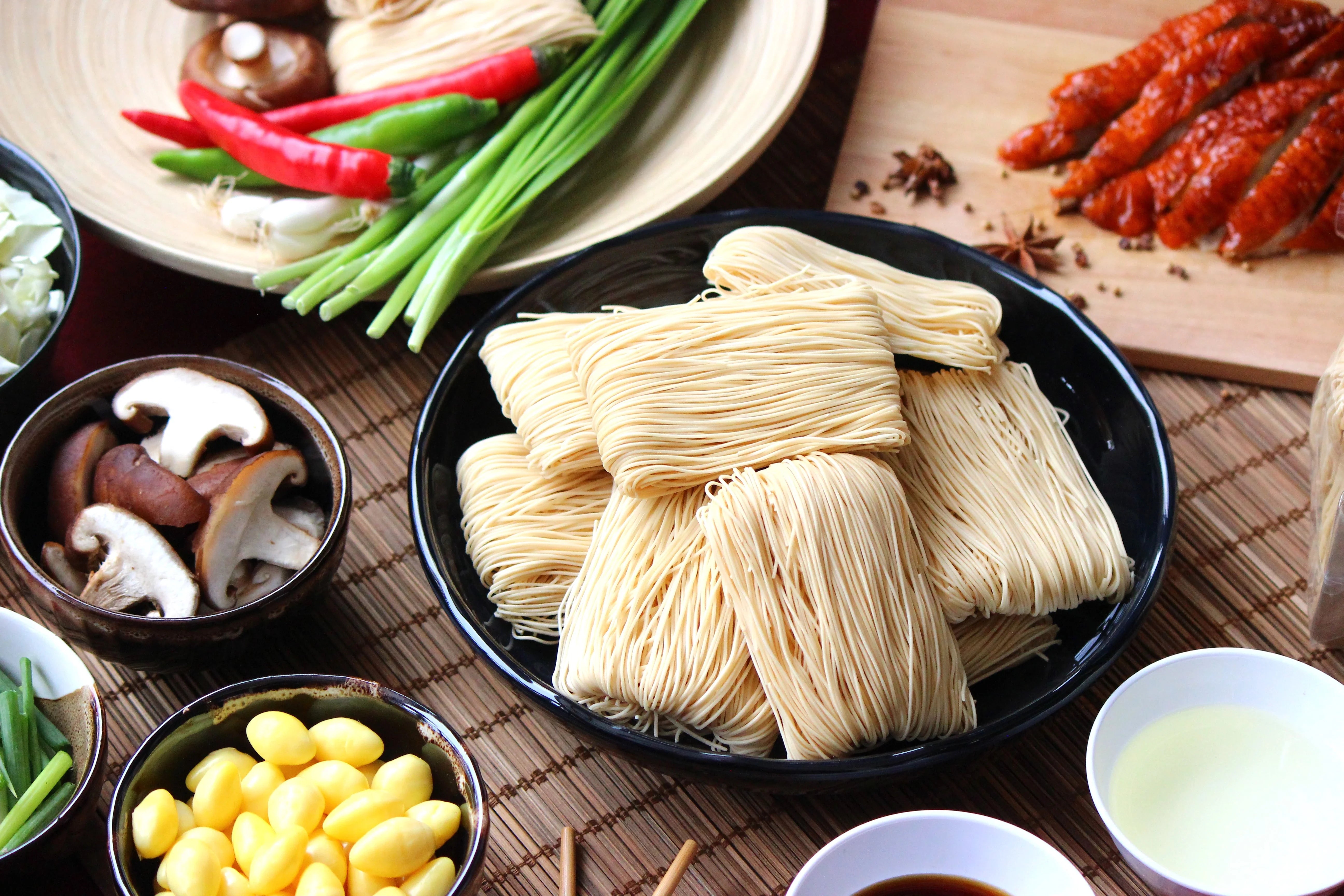 Rabbit Brand Hong Kong Style Noodles 200g dry grocery package, showing the noodles and branding on the packaging.