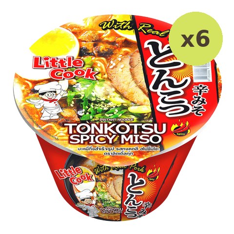 Little Cook Instant Noodle Tonkotsu Spice Miso - image 2