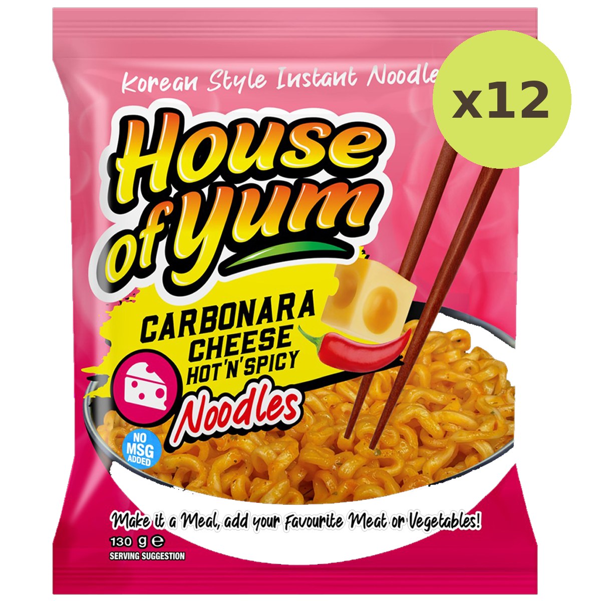 House Of Yum Instant Noodles Carbonara Cheese - image 6