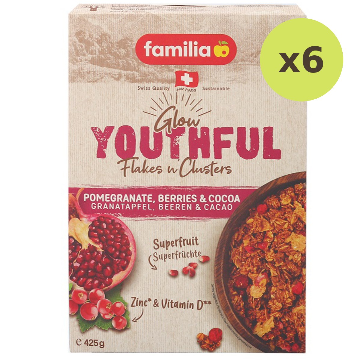 Familia Flakes N'Clusters Pomegranate - image 3
