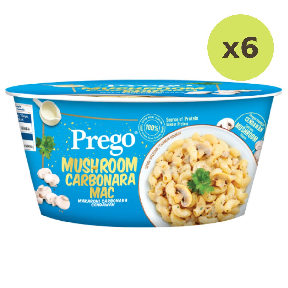 Prego Mushroom Carbonara Mac Instant Pasta - image 3