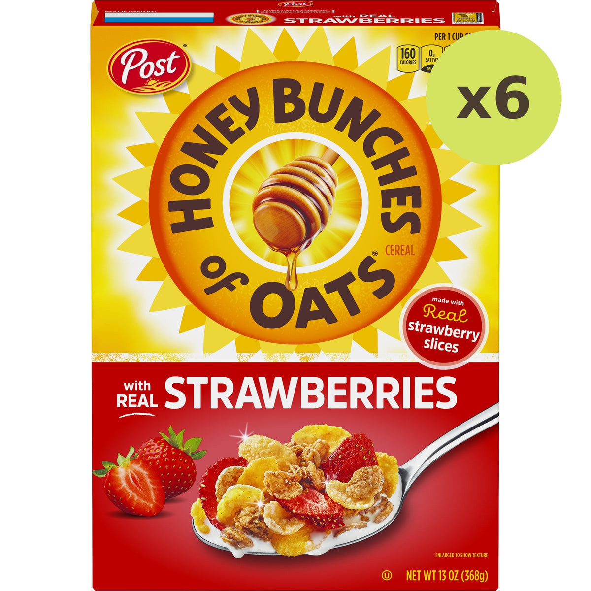 Post Honey Bunches Of Oats With Strawberries Cereal - image 4