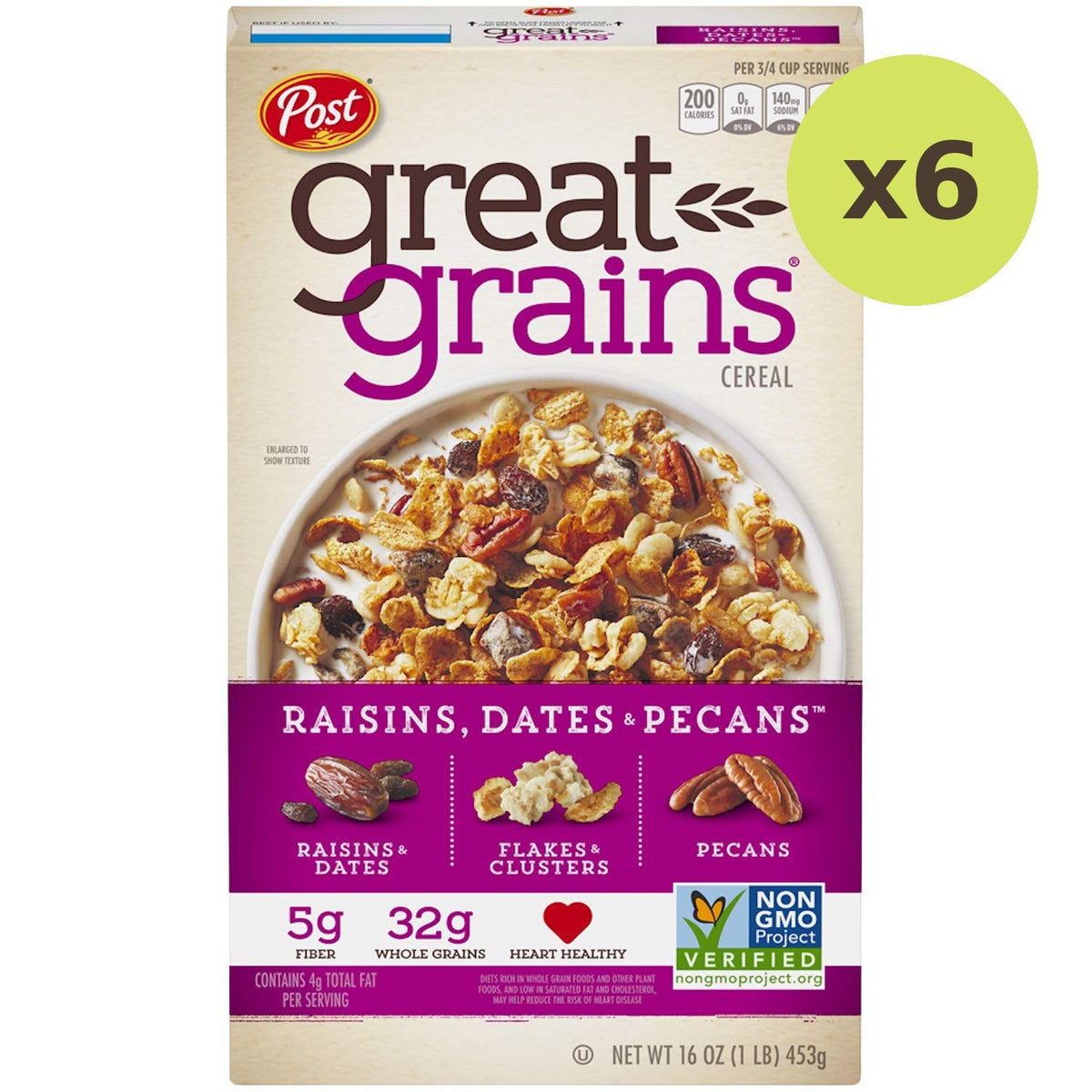 Post Great Grains Raisins, Dates & Pecans Cereal - image 5
