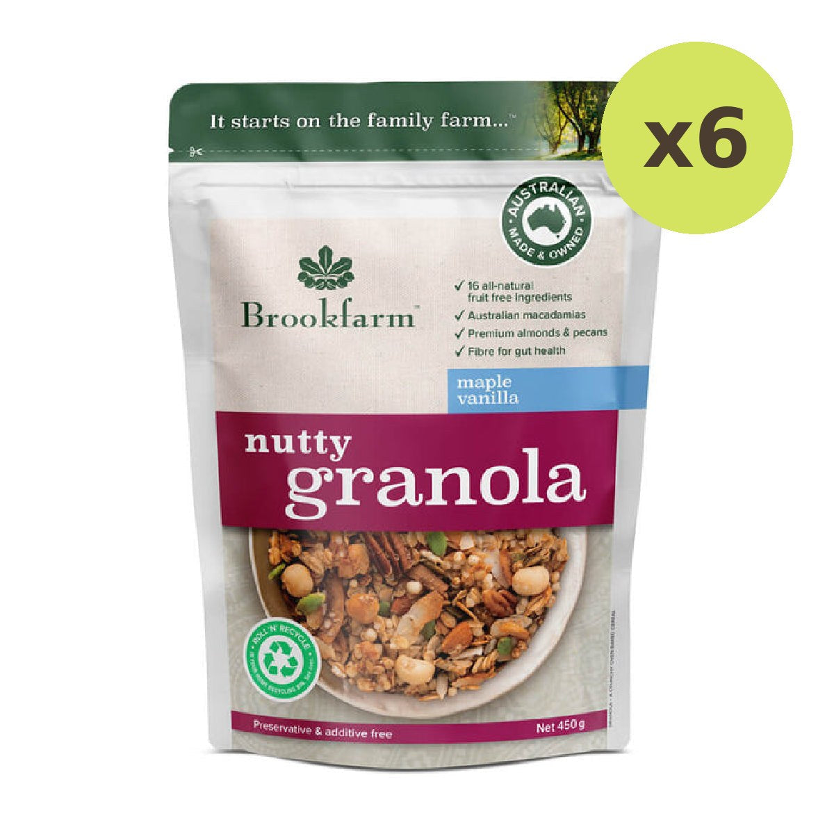 Brookfarm Nutty Granola Maple & Vanilla - image 2