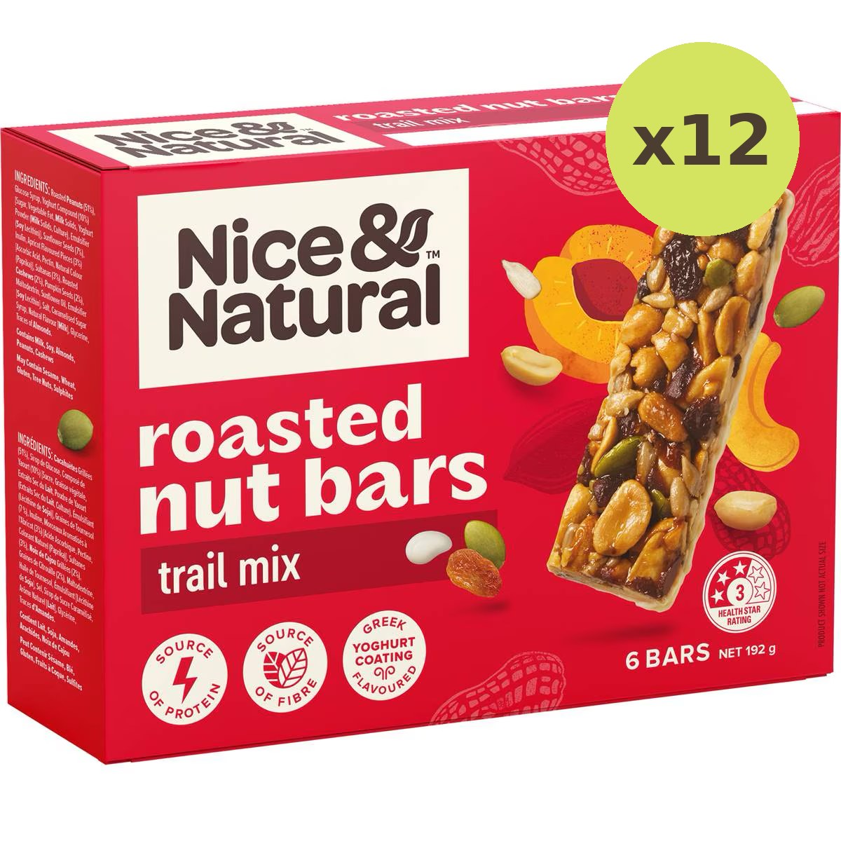 Nice & Natural Roasted Nut Bars Trail Mix With Yoghurt - image 6