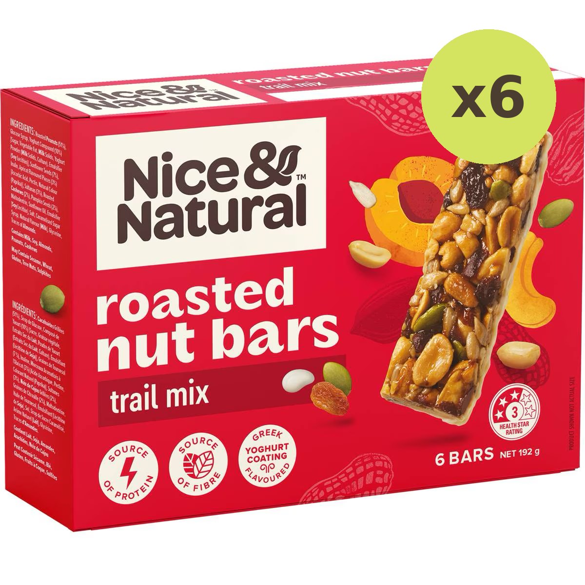 Nice & Natural Roasted Nut Bars Trail Mix With Yoghurt - image 5