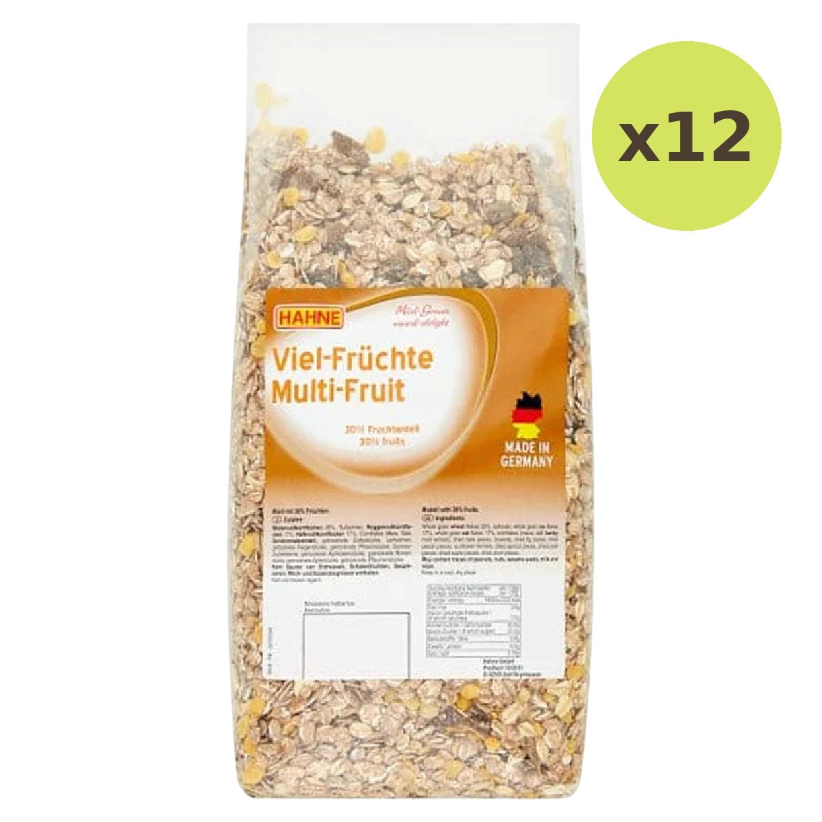Hahne Fruit Muesli No Sugar - image 3