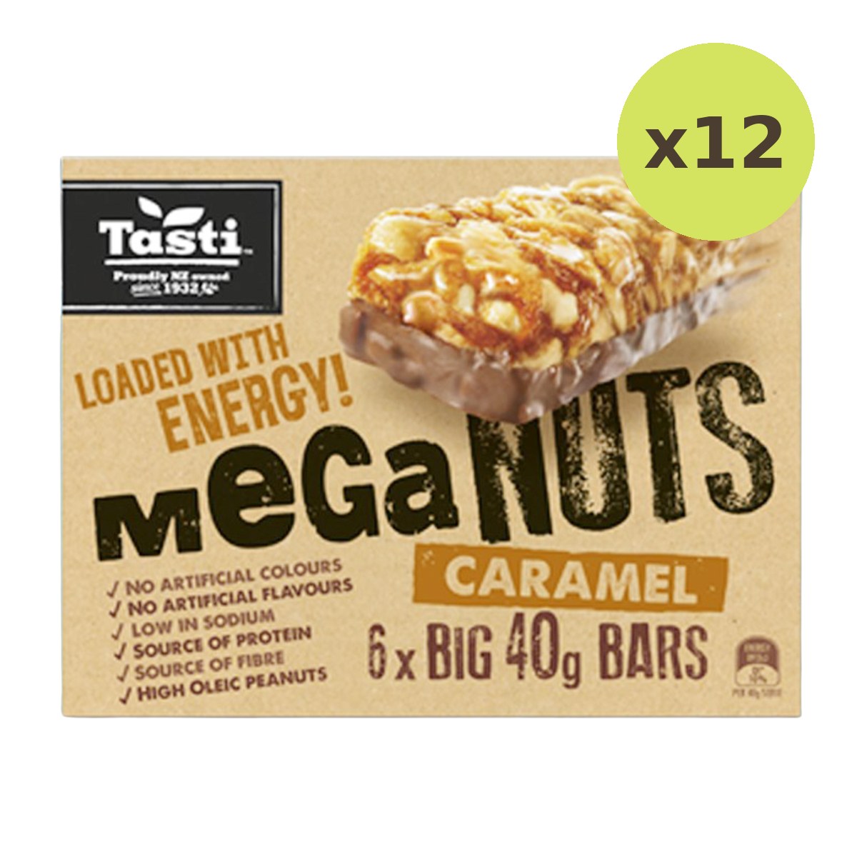 Tasti Mega Nuts Caramel Bar - image 3
