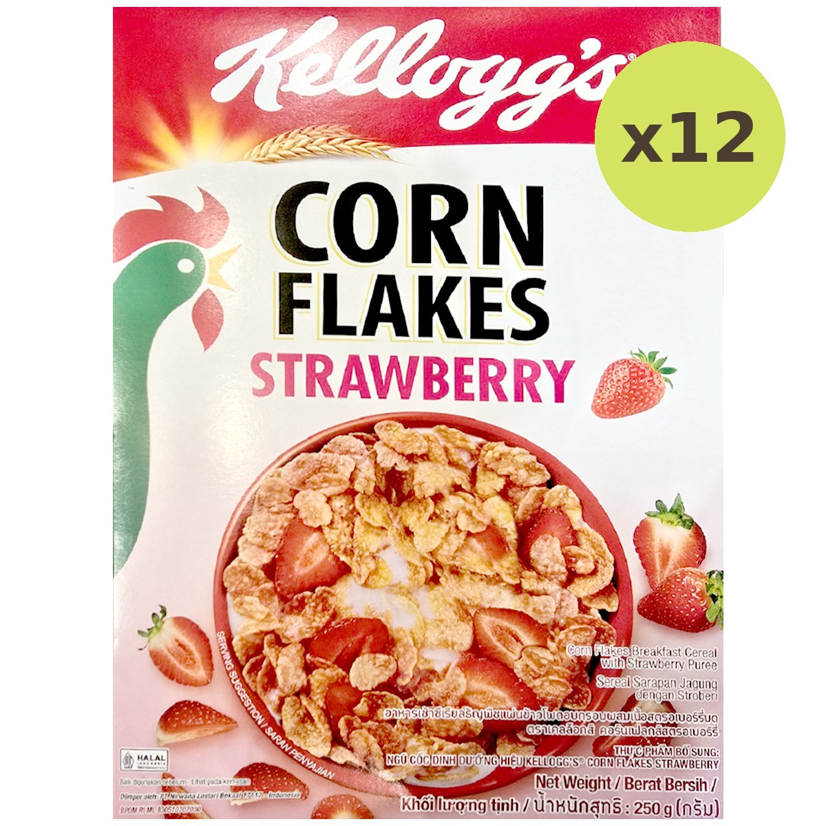 Kelloggs Strawberry Cornflakes - image 4