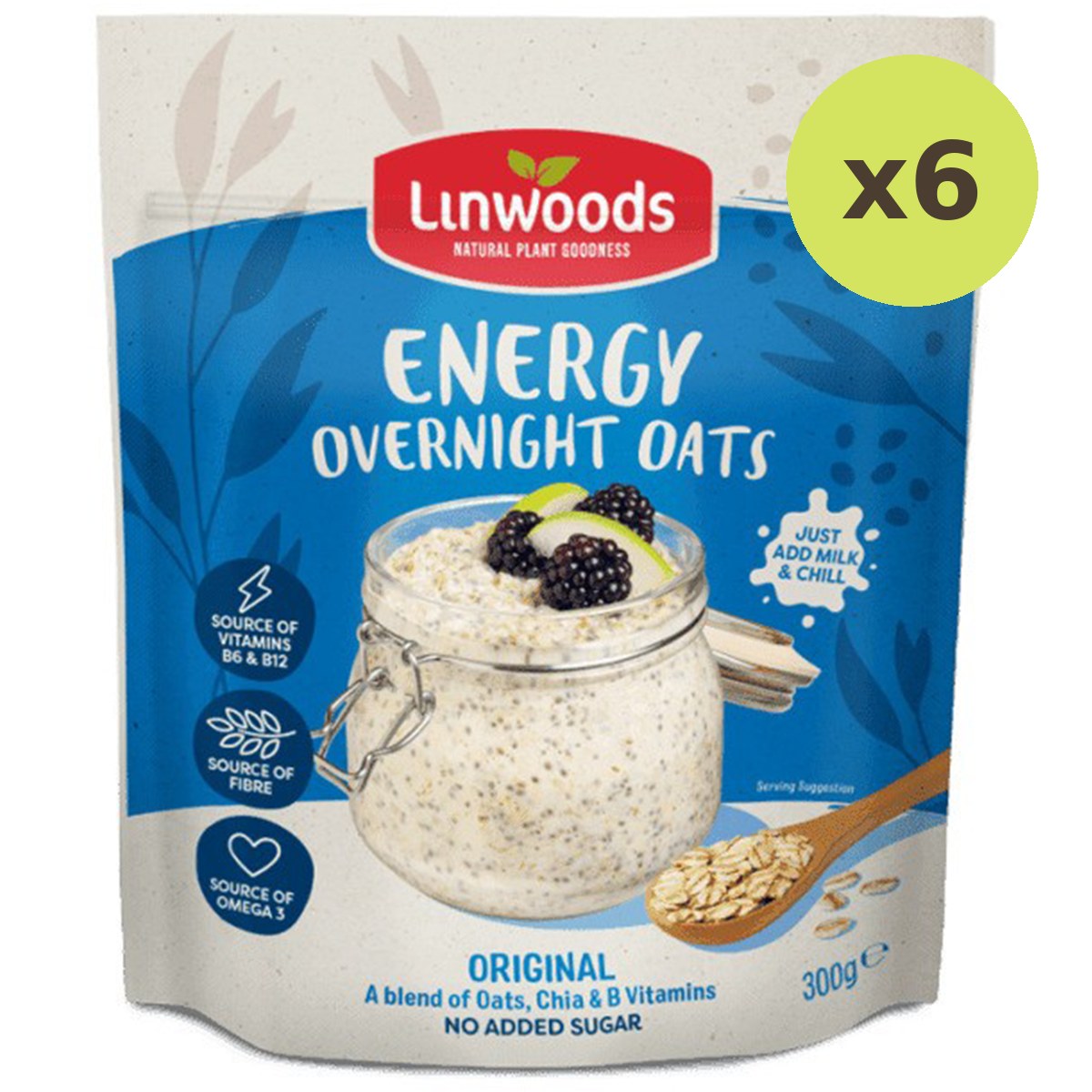 Linwoods Original Energy Overnight Oats - image 5