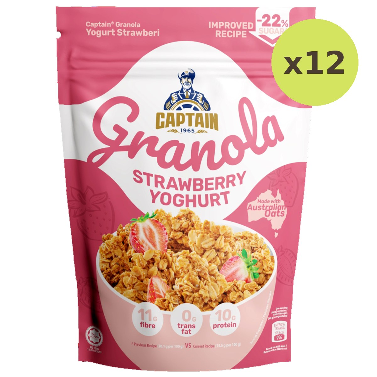 Captain Oats Strawberry Yoghurt Granola - image 4