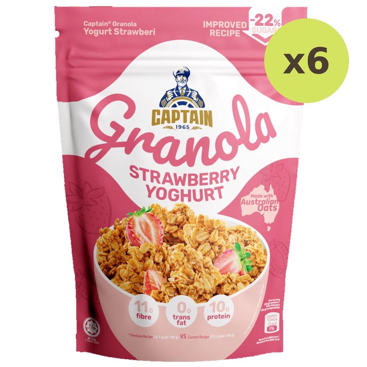 Captain Oats Strawberry Yoghurt Granola - image 3