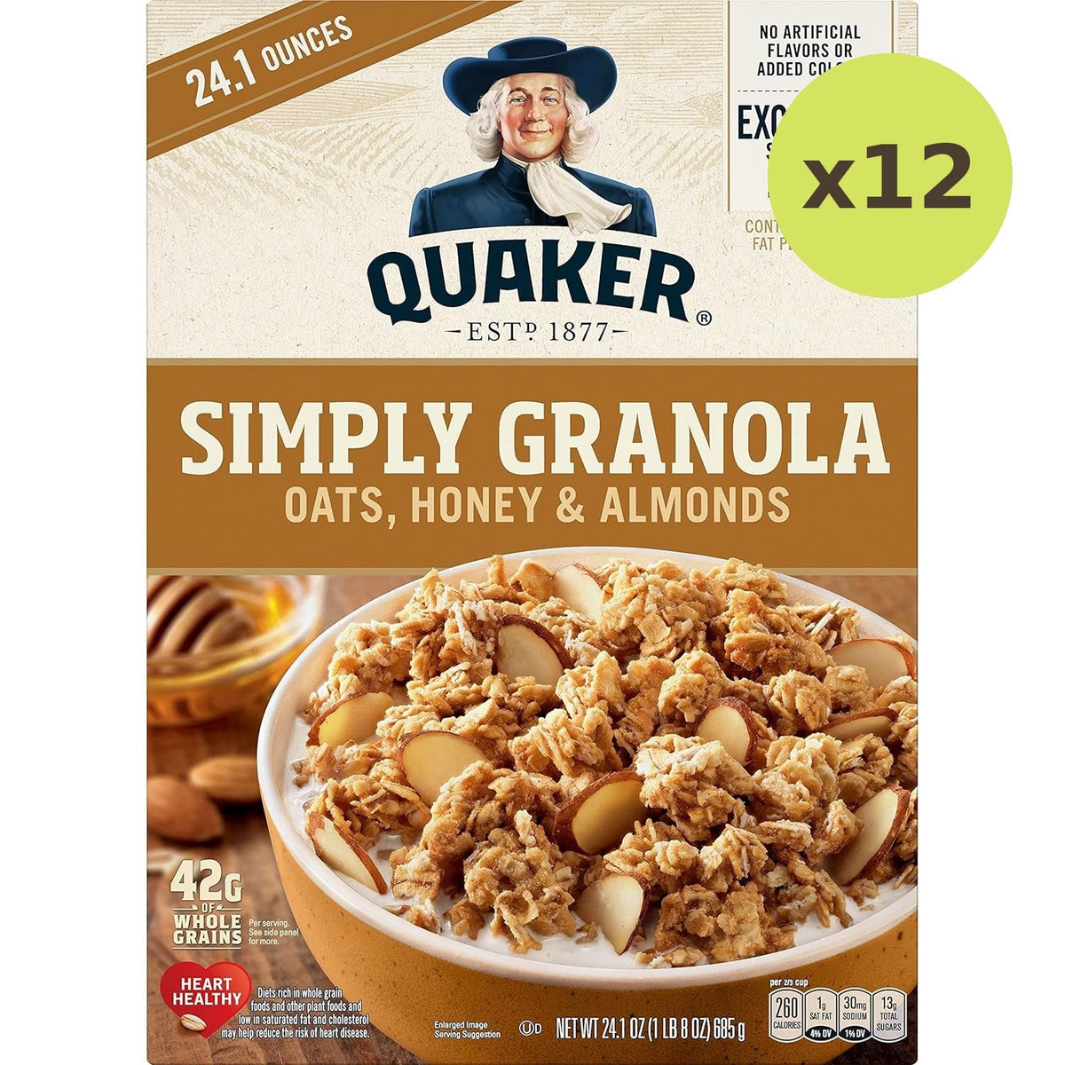 Quaker Simply Granola Honey & Almond Flavor - image 6
