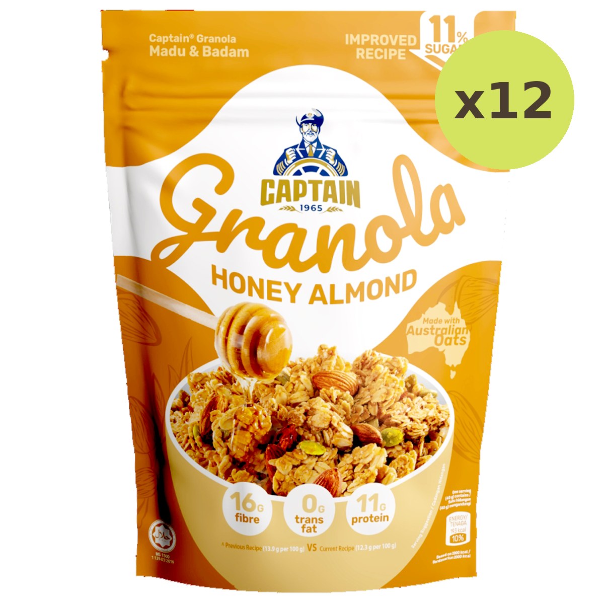 Captain Oats Honey Almond Granola - image 4