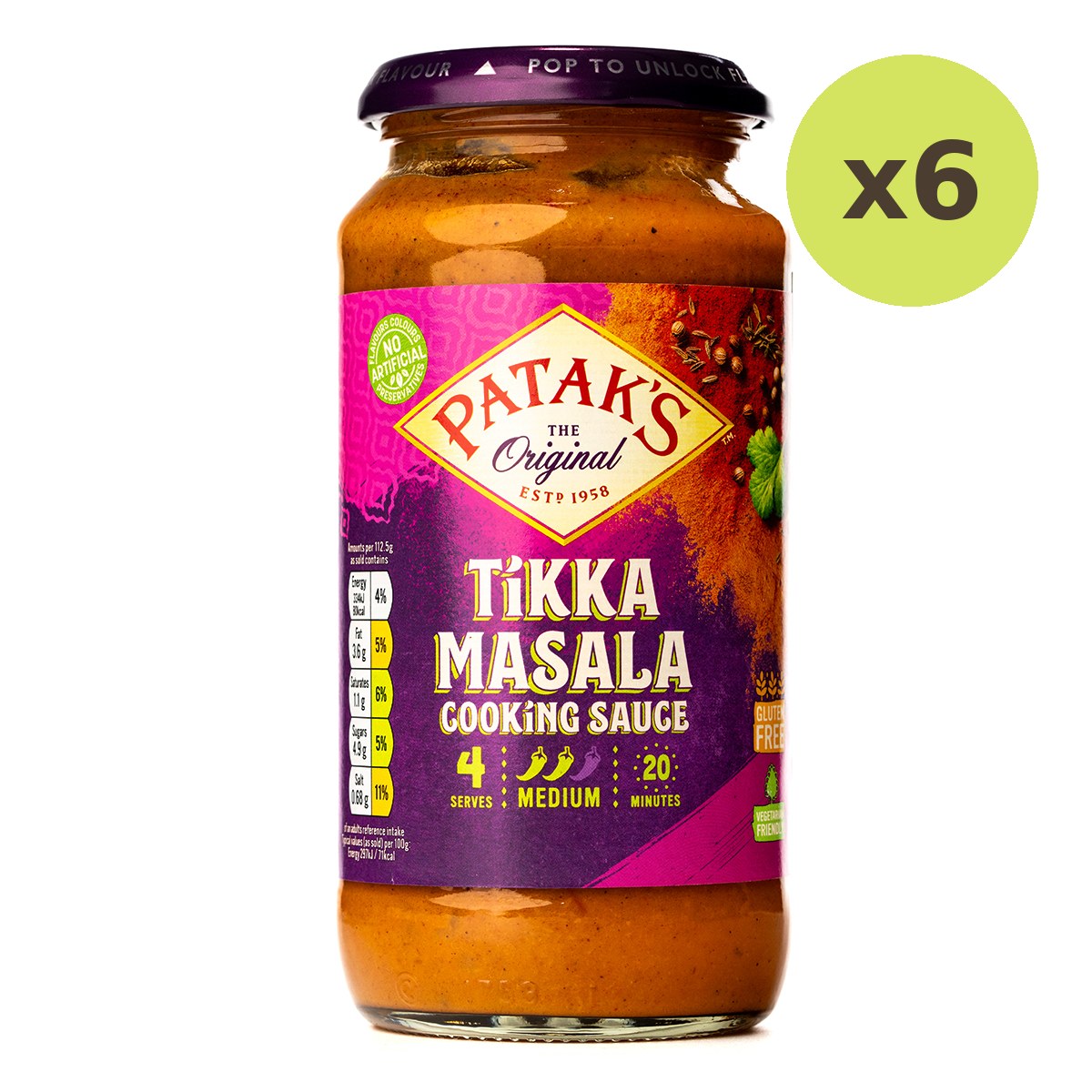 Patak's Tikka Masala Curry Sauce - image 5
