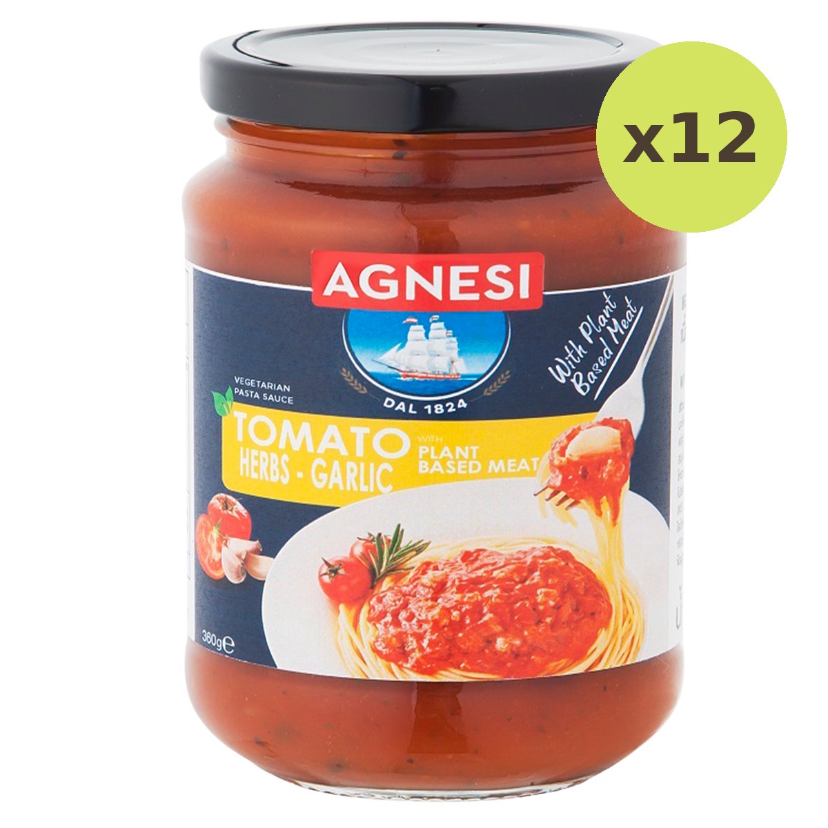 Agnesi Pasta Sauce Garlic - image 3