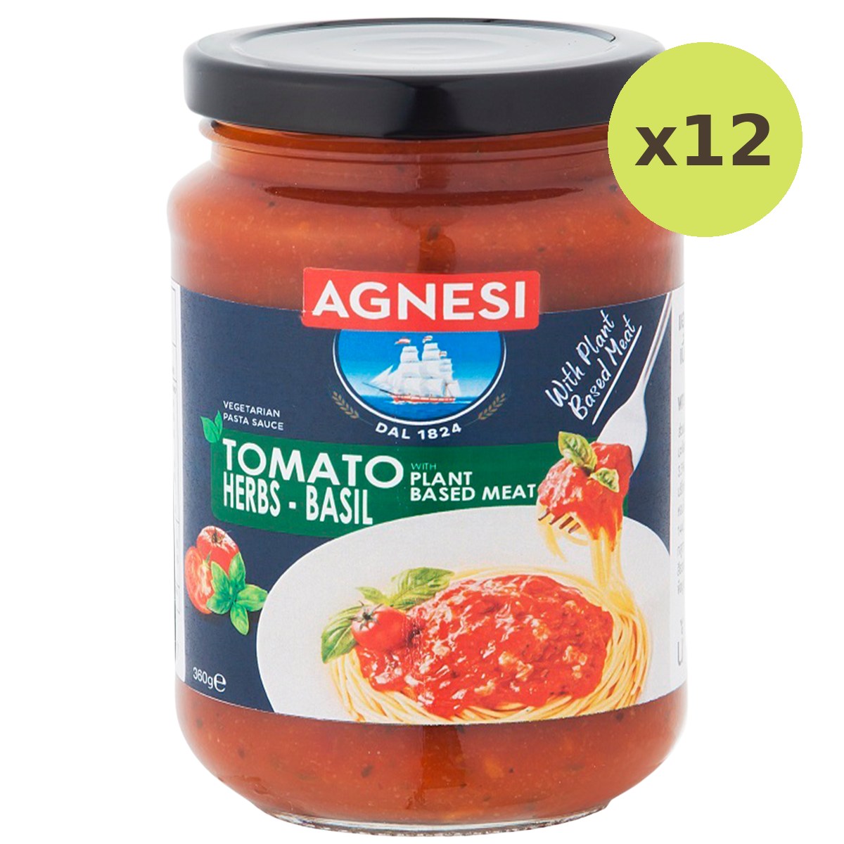 Agnesi Pasta Sauce Basil - image 3