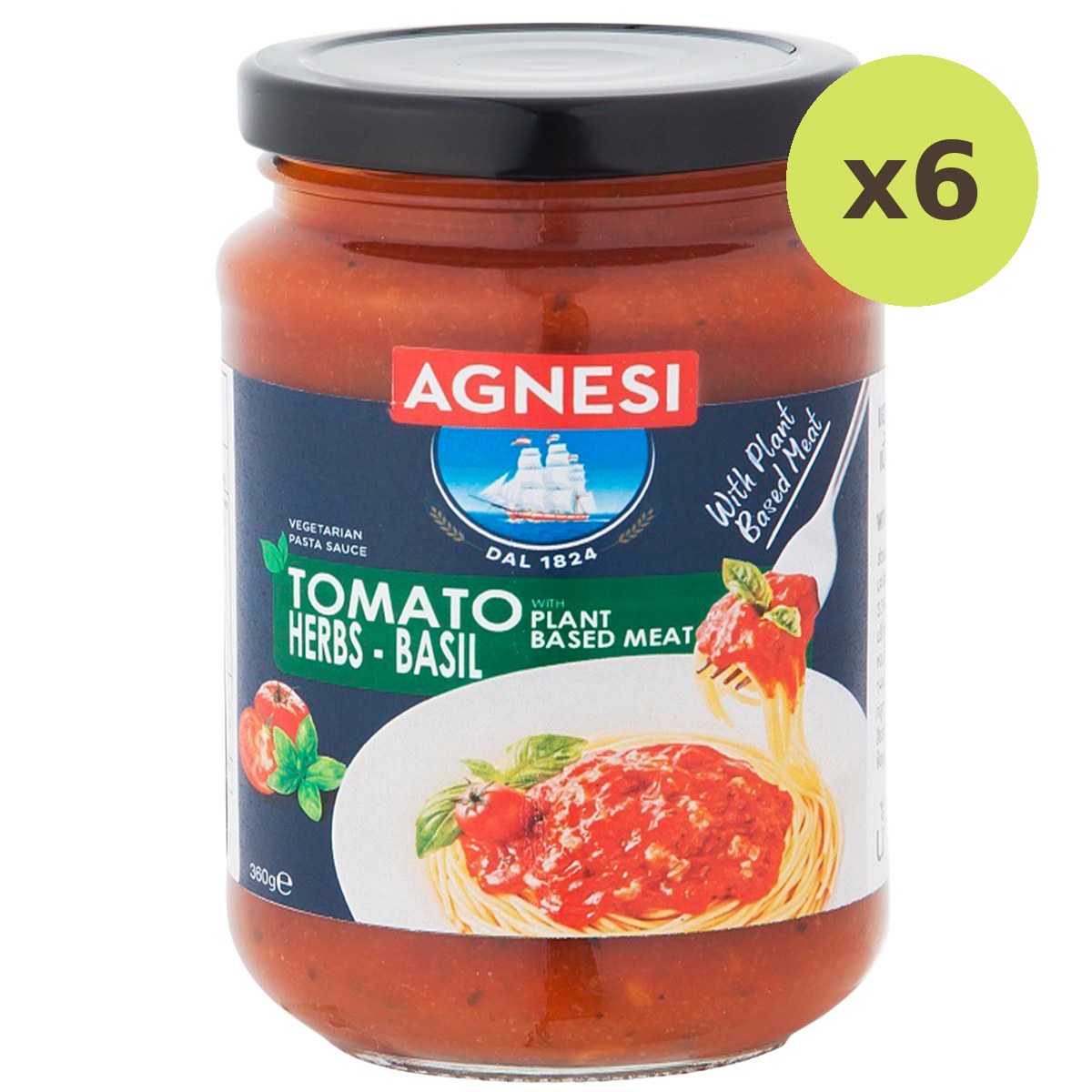 Agnesi Pasta Sauce Basil - image 2
