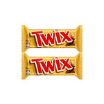 Twix Twin Sticks 50g chocolate biscuit snack in a wrapper, from the Twix dry grocery product line.