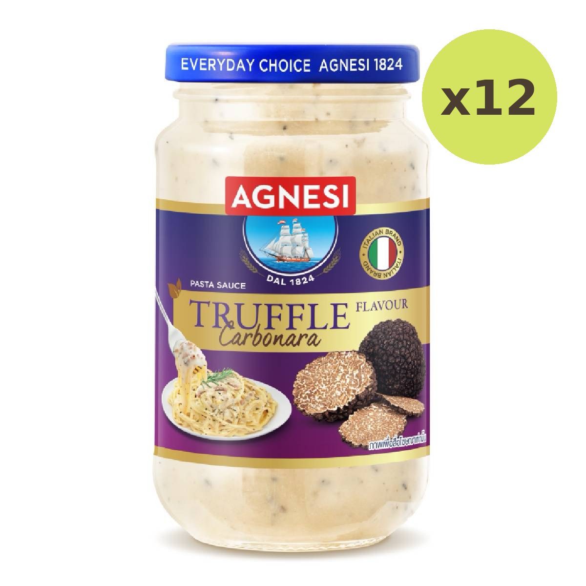 Agnesi Pasta Sauce Truffle Carbonara - image 5