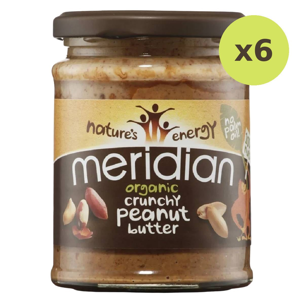 Meridian Organic Crunchy Peanut Butter - image 2