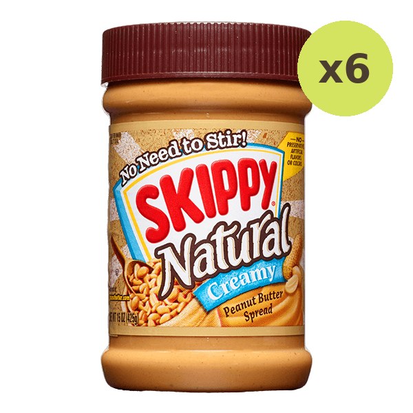 Skippy Natural Creamy Peanut Butter - image 2