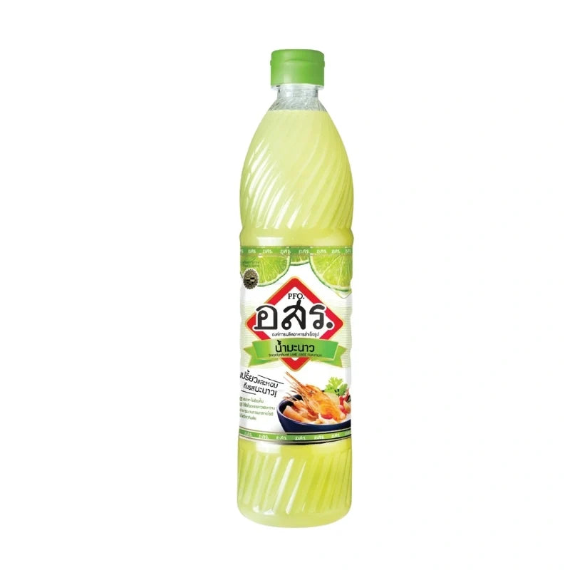 Aor Sor Ror lime juice flavor dry grocery packet showing the packaging with lime illustrations and product branding.