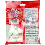 Erko Mallow 3D strawberry-flavored confectionery snack filled with strawberry jam in a colorful wrapper.